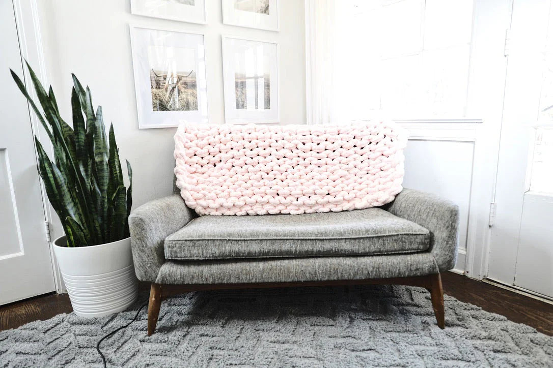 Handmade Warmth for Winter: The Story Behind These Chunky Knit Blankets