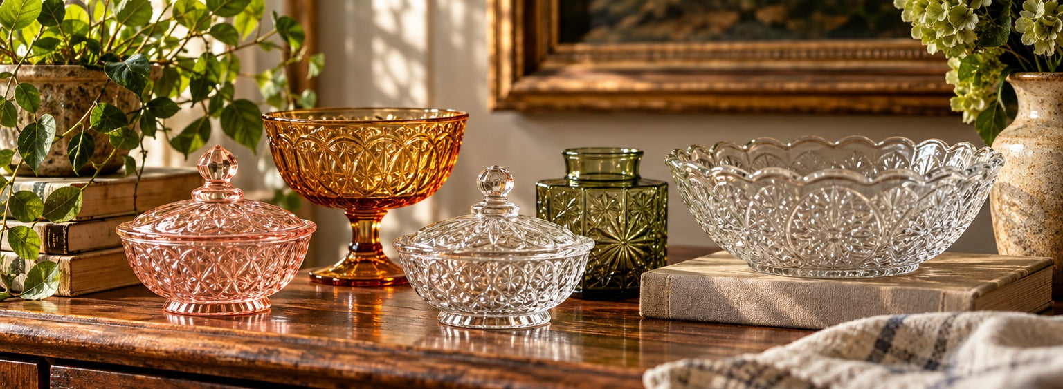 How to Identify Vintage Pressed Glass | Wade Living
