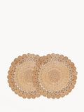 Jute Flower Placemat (Set of 2)