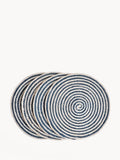 Kata Spiral Placemat – Blue & White (Set of 4)