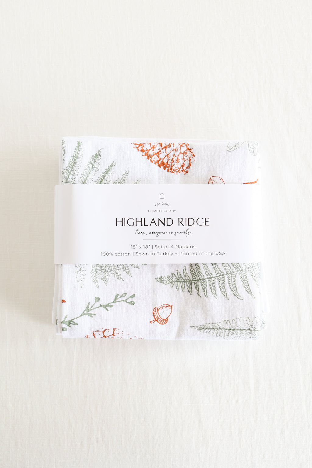 Forest Floor Napkins (Set of 4)