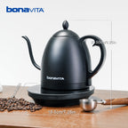 Bonavita Cosmopolitan 1,0L Schwanenhals-Präzisionstemperatur-Wasserkocher