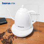 Bonavita Cosmopolitan 1,0L Schwanenhals-Präzisionstemperatur-Wasserkocher