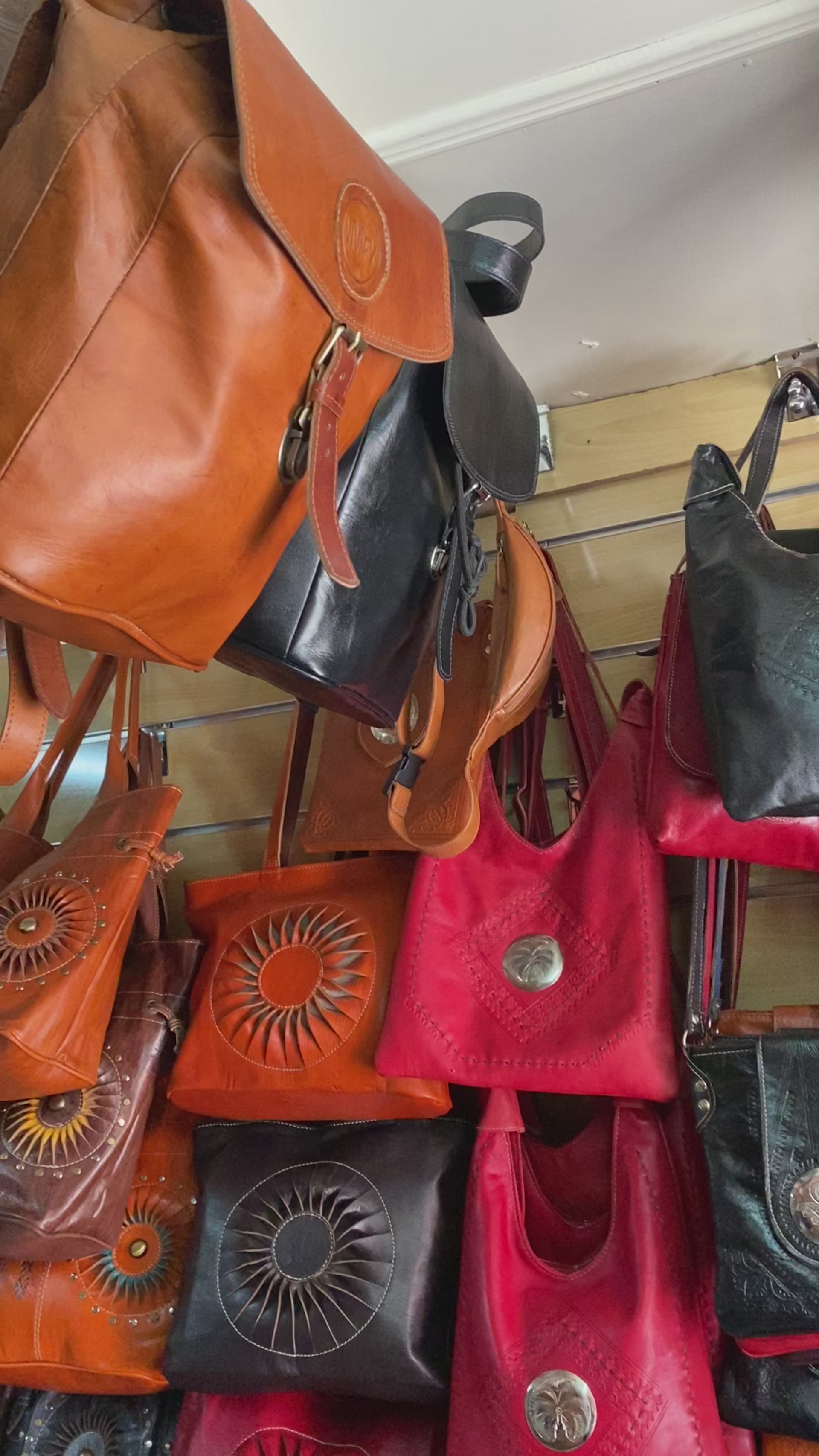Moroccan Leather Plant Hanger