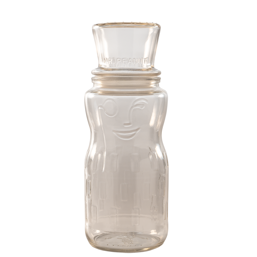 Planters Mr. Peanut 75th Anniversary Glass Jar with Lid