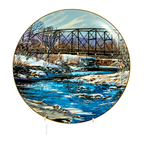 Joseph Orr Highway 63 Bridge Plate – Limitierte Auflage 23 Karat Gold