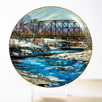 Joseph Orr Highway 63 Bridge Plate – Limitierte Auflage 23 Karat Gold
