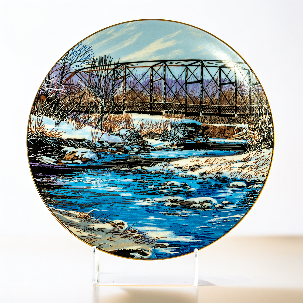 Joseph Orr Highway 63 Bridge Plate – 23K Gold Limited Edition