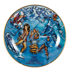 1992 U.S. Winterolympiamannschaft Teller – Anheuser-Busch Sammlerstück