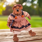 Russ Berrie Bearsy Ross Regalpuppe – Country Folks Sammlerstück