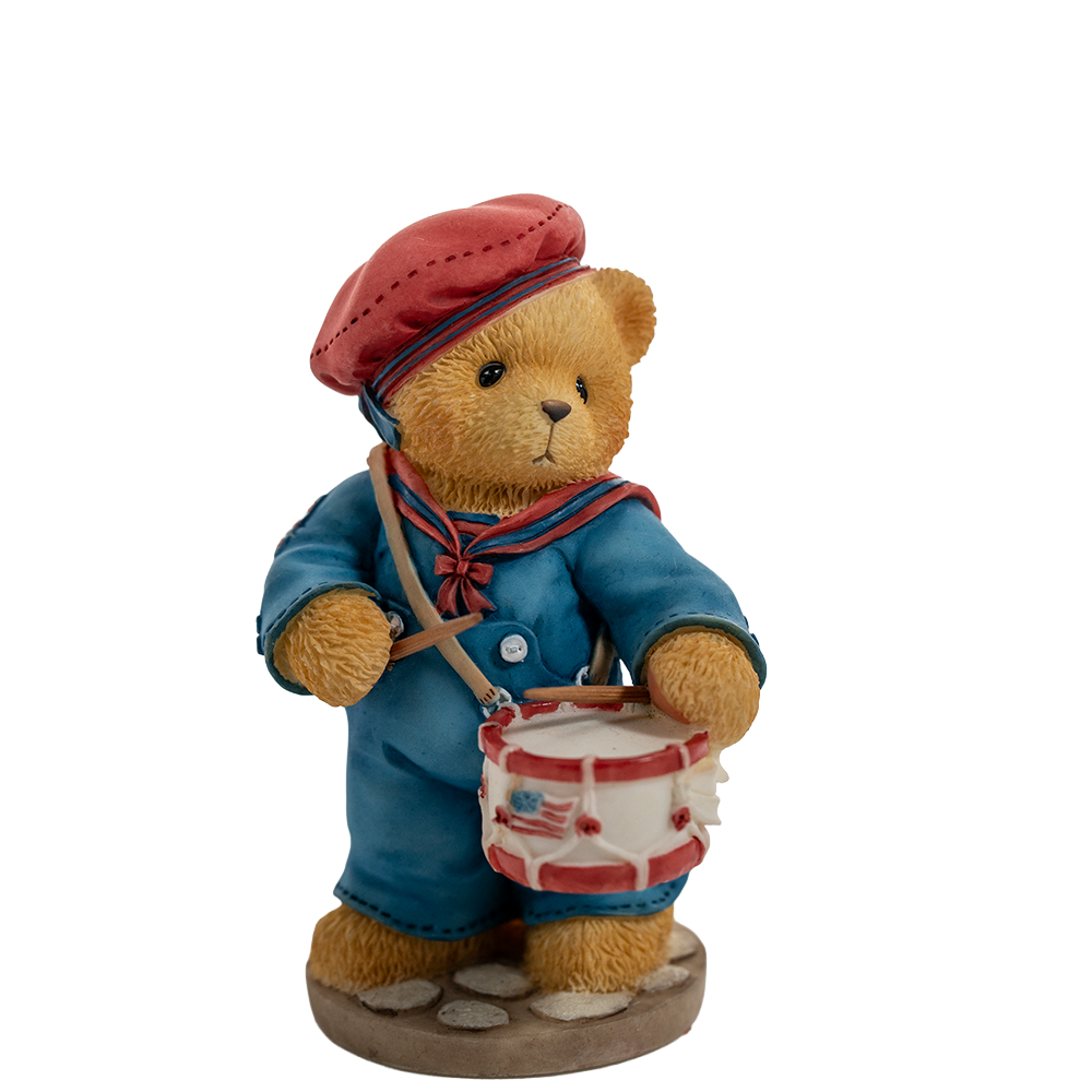Cherished Teddies Walter Drummer Figurine - 1999 Members Only Edition