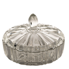 Anchor Hocking Old Café Bonbonniere mit Deckel, klar, 17 cm