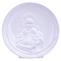 Frankoma 1974 Christmas Plate — “She Loved And Cared” by Joniece Frank