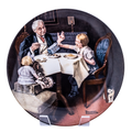 Assiette Knowles 1985 Norman Rockwell « The Gourmet » — Collection Heritage