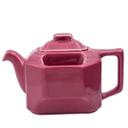 Hall China rosa Keramik-Teekanne – T-Ball 3273 mit Haltern
