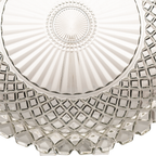 Anchor Hocking Diamond Point Platte – Servierplatte aus Pressglas
