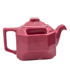 Hall China rosa Keramik-Teekanne – T-Ball 3273 mit Haltern