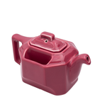 Hall China rosa Keramik-Teekanne – T-Ball 3273 mit Haltern