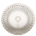 Plat Anchor Hocking Diamond Point – Accessoire de service en verre pressé