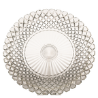 Anchor Hocking Diamond Point Platte – Servierplatte aus Pressglas