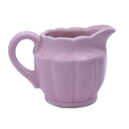 Pinkfarbenes Milchkännchen aus Keramik, 8,25 cm