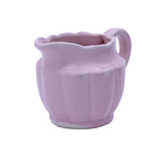 Pinkfarbenes Milchkännchen aus Keramik, 8,25 cm