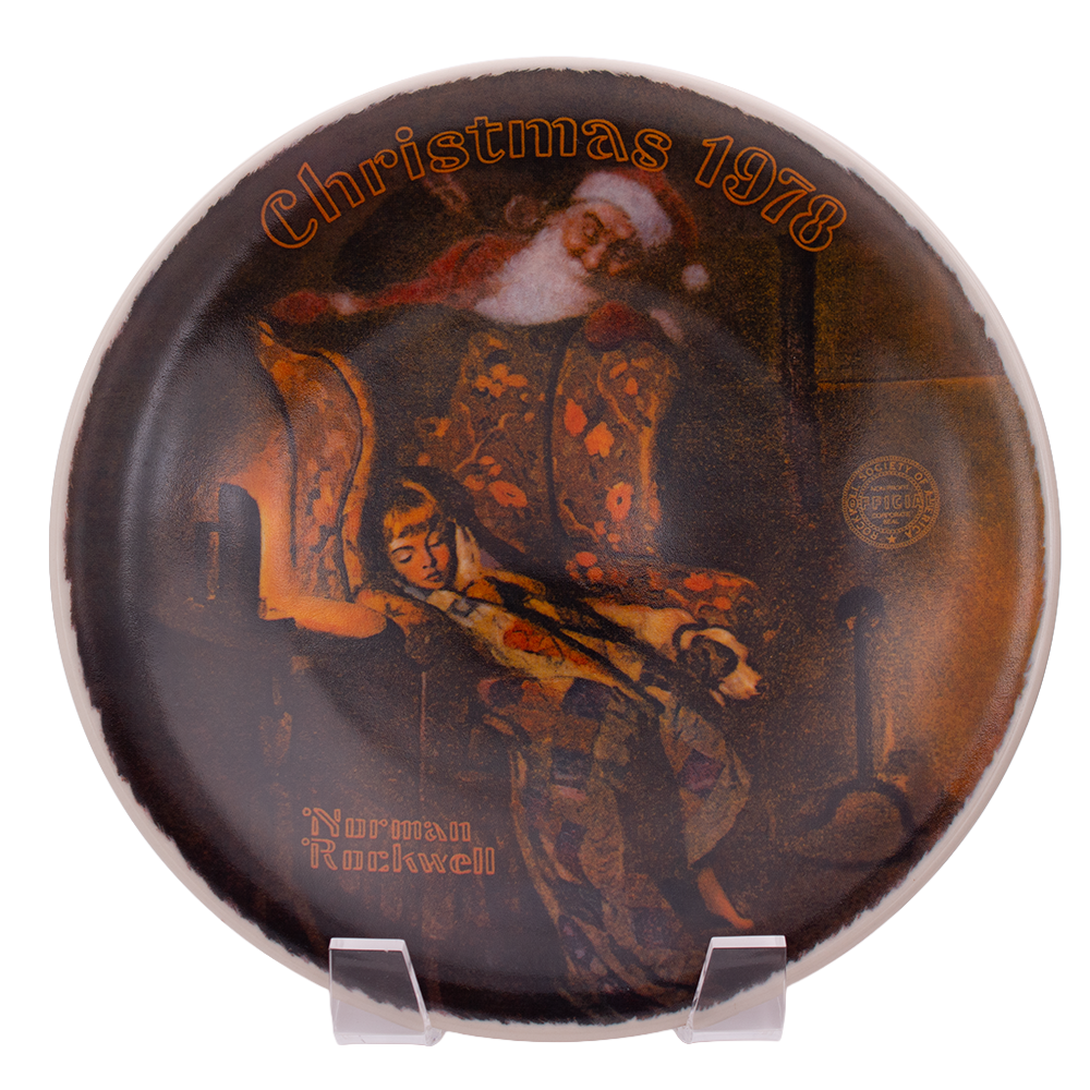 Knowles 1978 Norman Rockwell “Christmas Dream” Plate — Heritage Collection