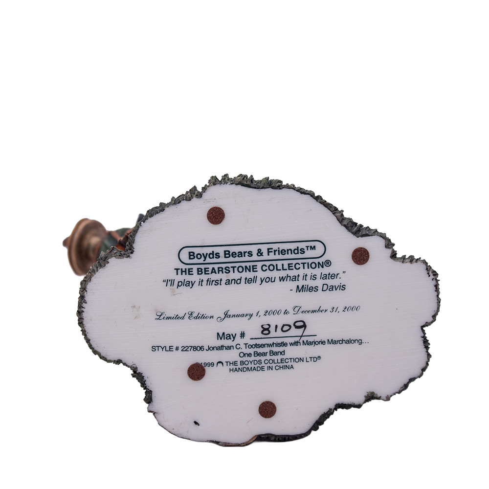 Boyds Resin One Bear Band Jonathan & Marjorie Marchalong