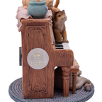 Carlton Cards Pet Tales Making Music Figurine - Wind-Up Music Box