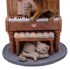 Carlton Cards Pet Tales Making Music Figurine - Wind-Up Music Box