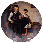 Norman Rockwell „Lighthouse Keeper’s Daughter“-Teller – Heritage Collection