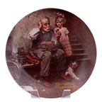 Norman Rockwell „Der Schuster“ Teller – Heritage Collection