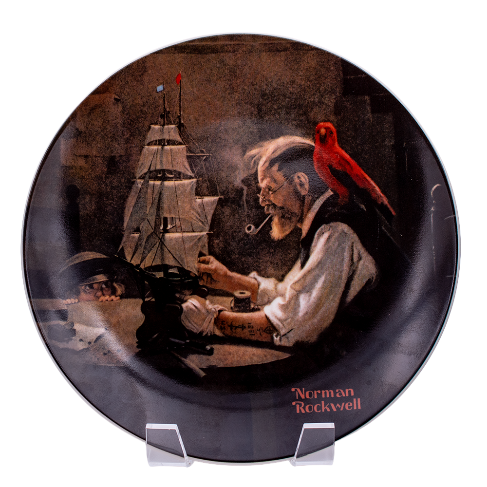 Knowles Norman Rockwell “The Ship Builder” Plate — Heritage Collection