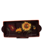 Ganz Bella Casa Sonnenblumenplatte – handbemalte Keramik