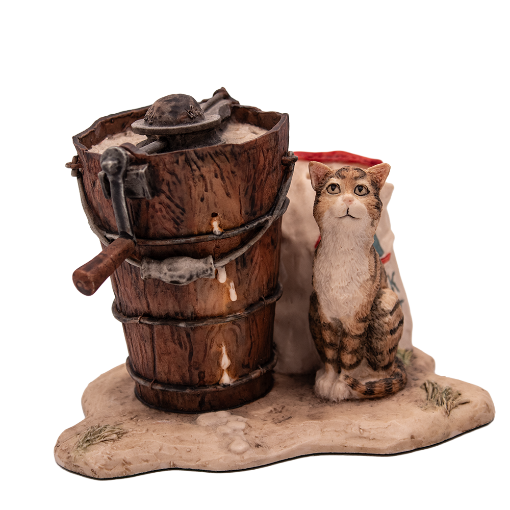 Lowell Davis Tabby Cat Figurine – Border Fine Arts for Schmid