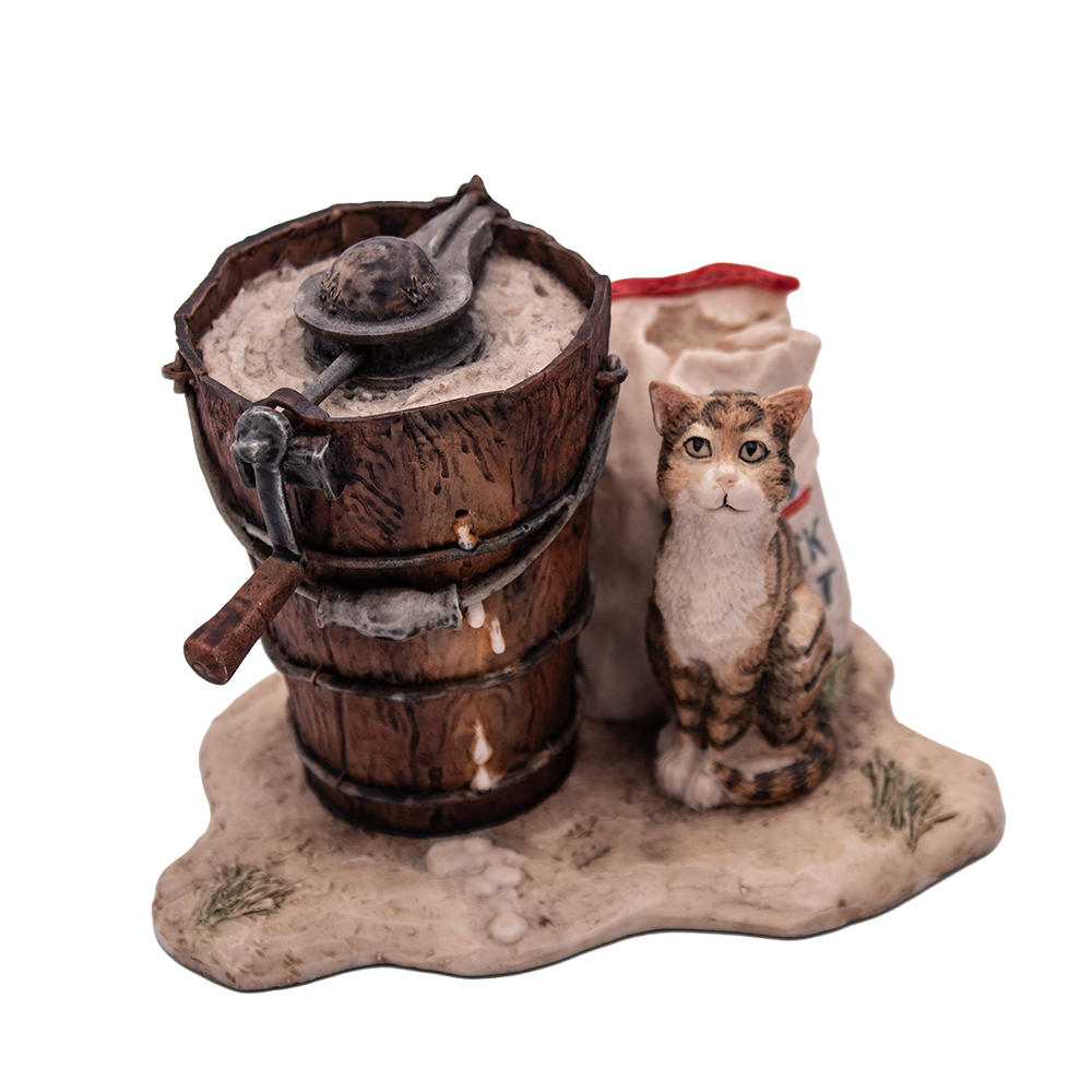 Lowell Davis Tabby Cat Figurine – Border Fine Arts for Schmid