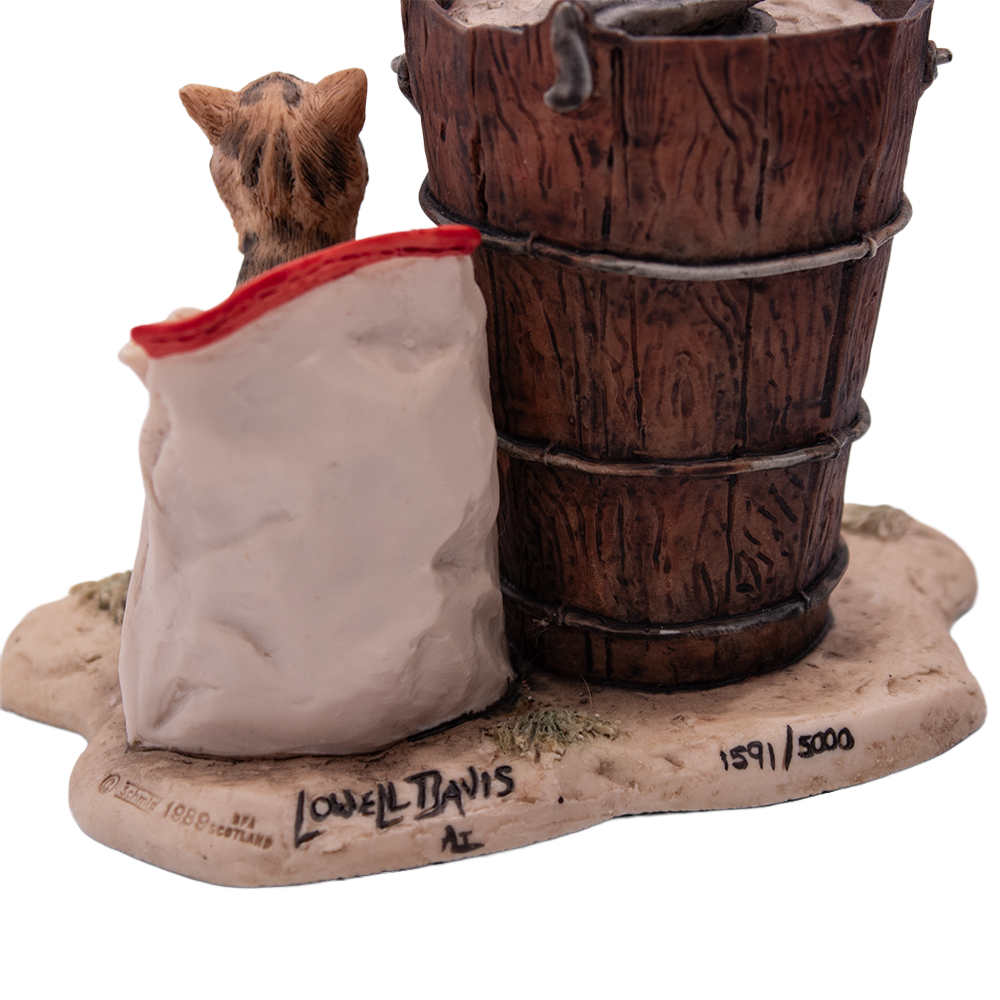 Lowell Davis Tabby Cat Figurine – Border Fine Arts for Schmid