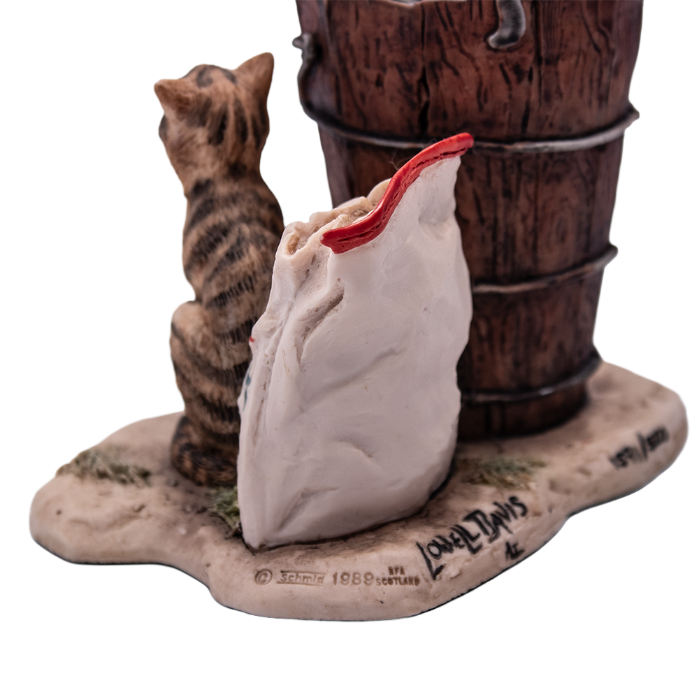 Lowell Davis Tabby Cat Figurine – Border Fine Arts for Schmid