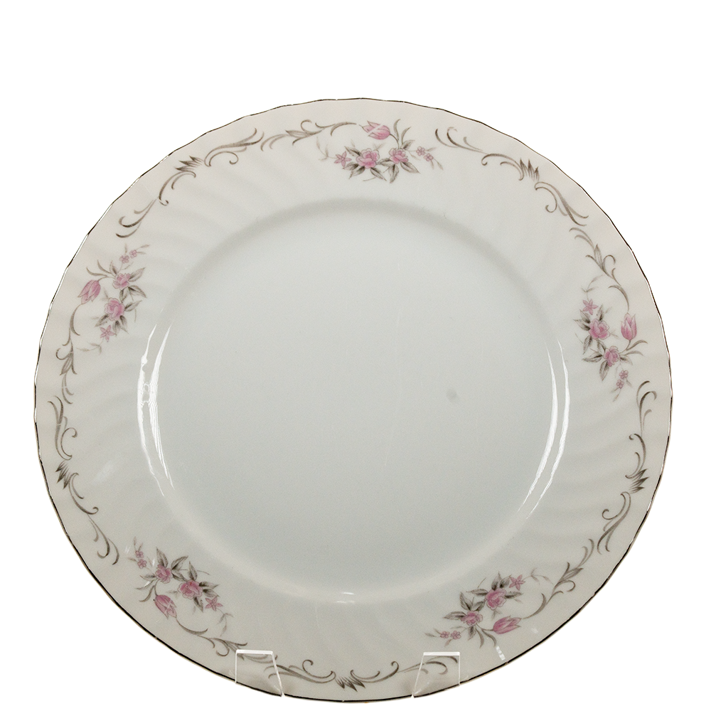 Gold Standard GST1 Dinner Plate – Pink Rosebud Porcelain