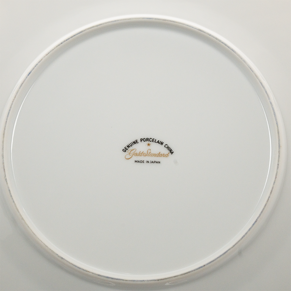 Assiette plate Gold Standard GST1 – Porcelaine rosebud rose
