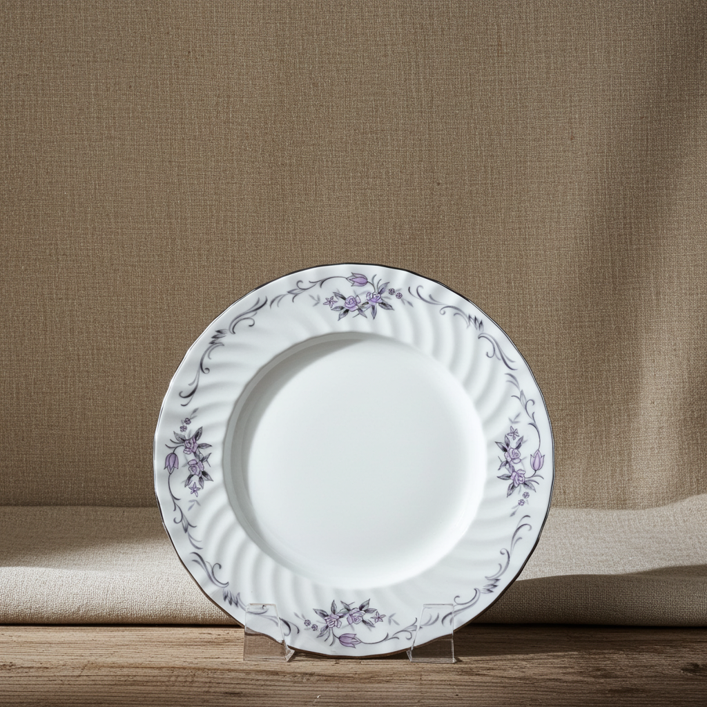 Assiette à salade Gold Standard GST1 – Porcelaine Rosebud rose