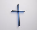 Greyhouse Glass Harbor Blue Cross - Handmade Suncatcher