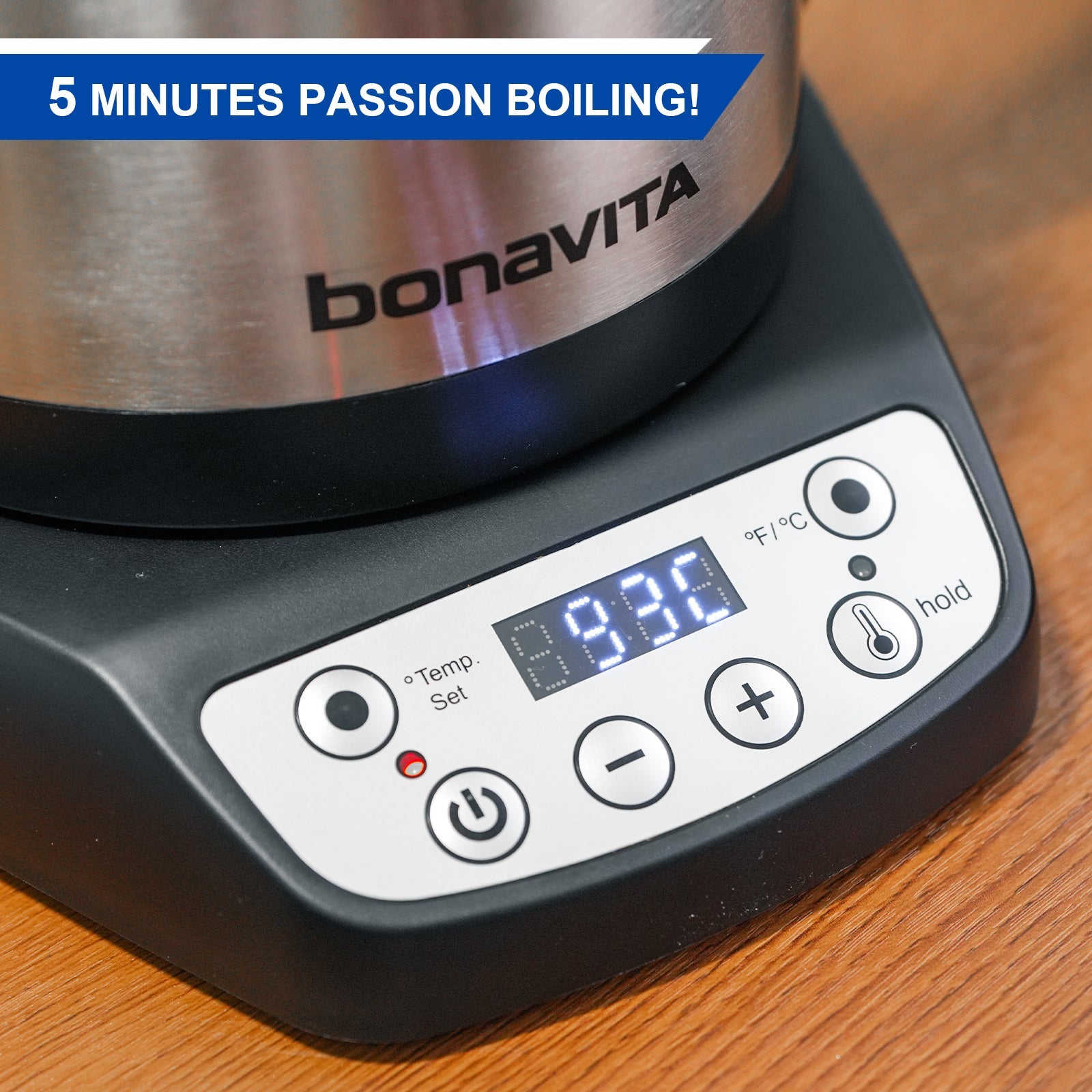 Bonavita Classic 1.0L Gooseneck Precision Temperature Electric Kettle