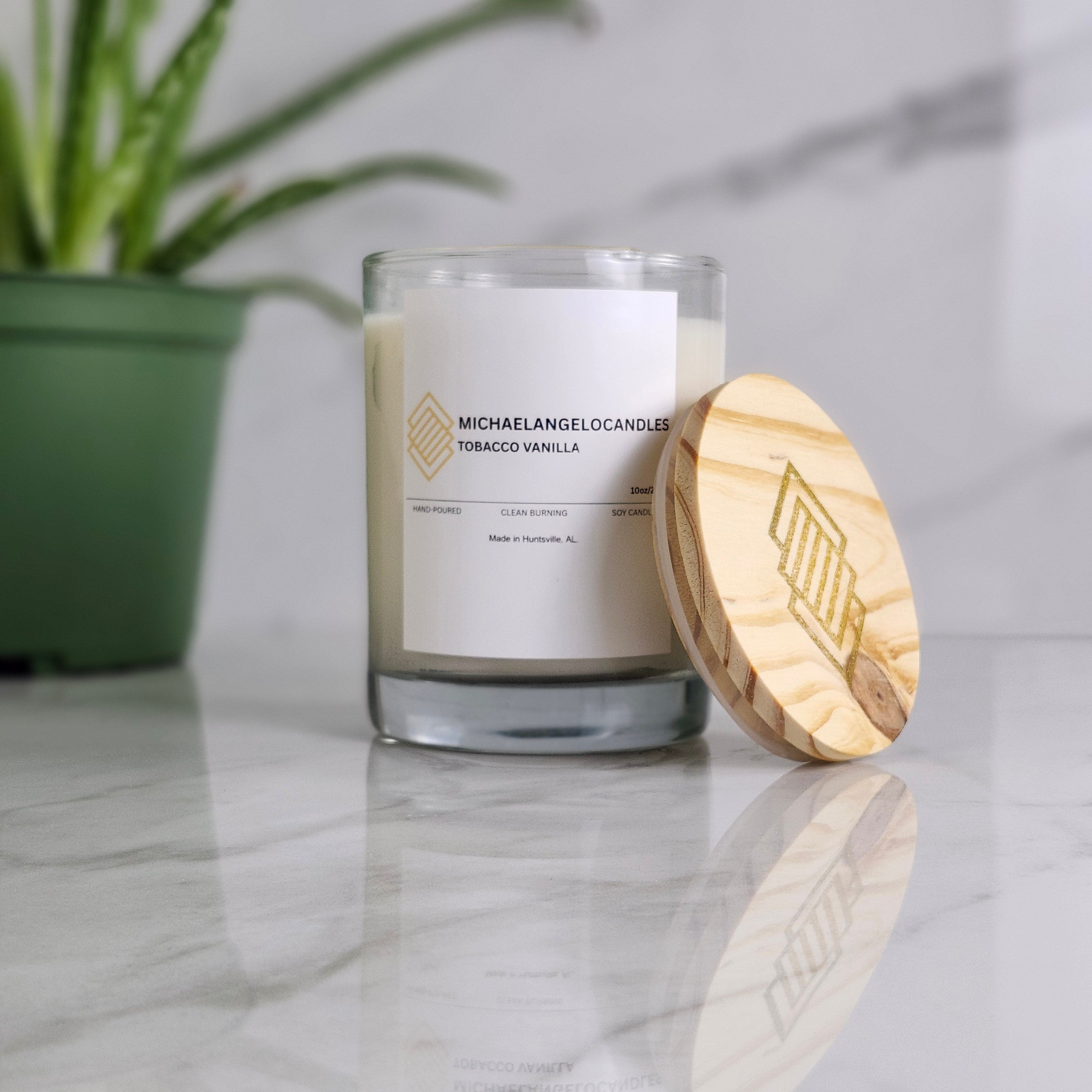 Tobacco & Vanilla — Soy Wax Candle (11 oz)