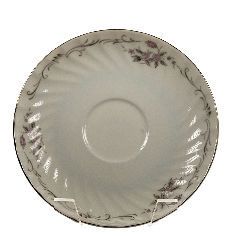 Gold Standard GST1 Saucer – Pink Rosebud Porcelain