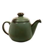 Frankoma Teekanne Prairie Green 61 mit Plainsman Tasse