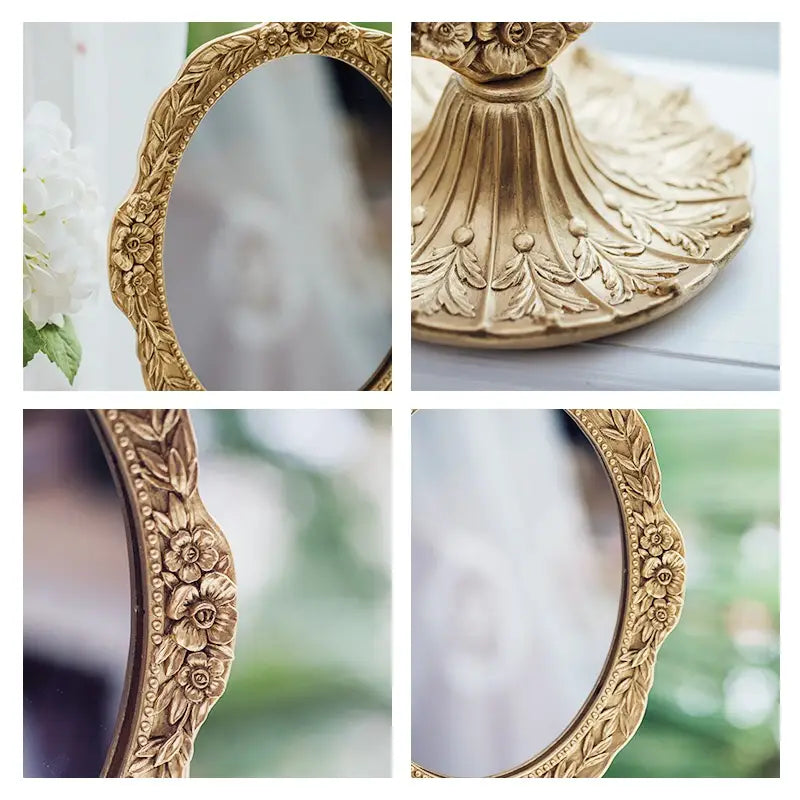 Resin Makeup Mirror - Vanity Accent