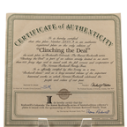 Edwin Knowles „Clinching the Deal“ Teller – Rockwell Colonials Sammlerstück