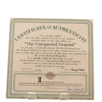 Edwin Knowles “The Unexpected Proposal” Teller – Rockwell Colonials Sammlerstück