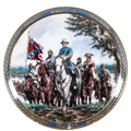 Assiette Bradford Exchange « Robert E. Lee » – Les hommes vaillants de la guerre de Sécession